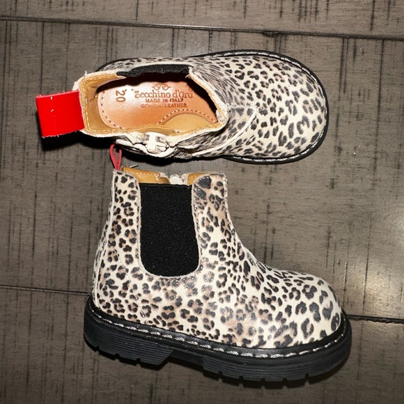 Zecchino D’oro ankle boots. Leopard print. Made in Italy. - Picture 9 of 9